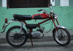 Cubana Production Service Cuba Havana Photo motorbike
